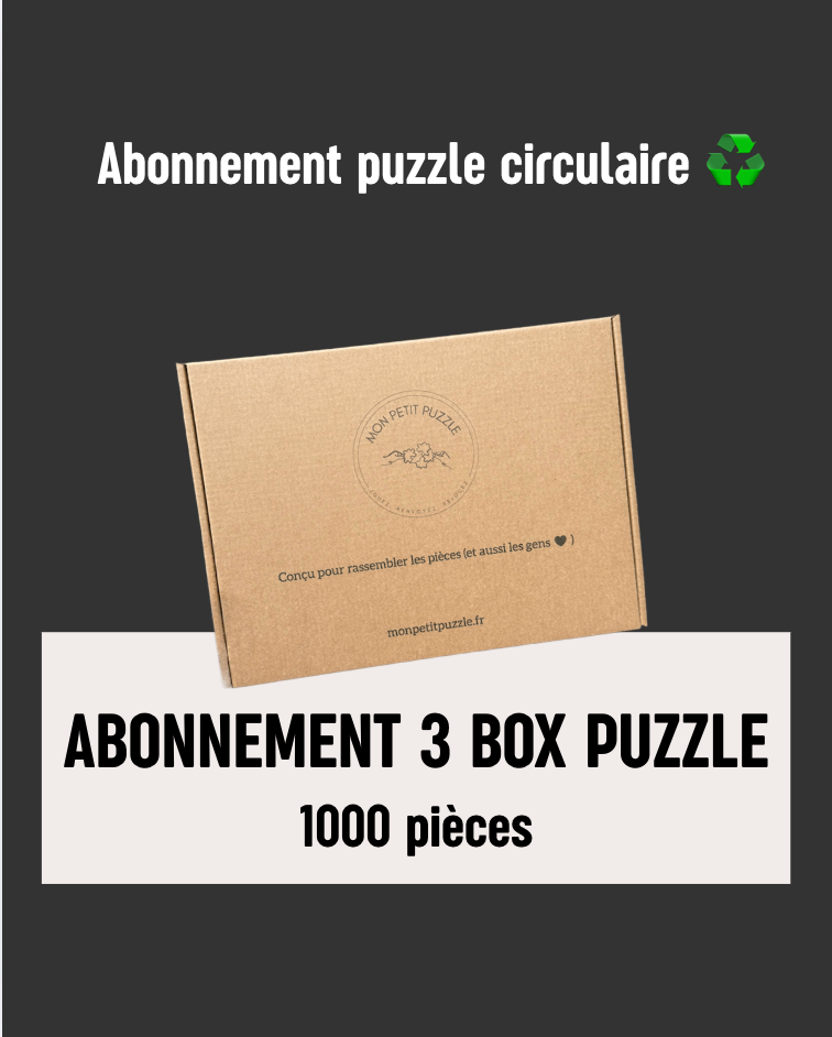 Initiation au plaisir du puzzle 1000 pcs - 3 BOX