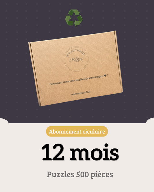 L'expérience puzzle ultime 500 pcs - 12 Mois