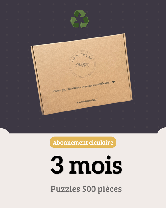 Initiation au plaisir du puzzle 500pcs - 3 Mois